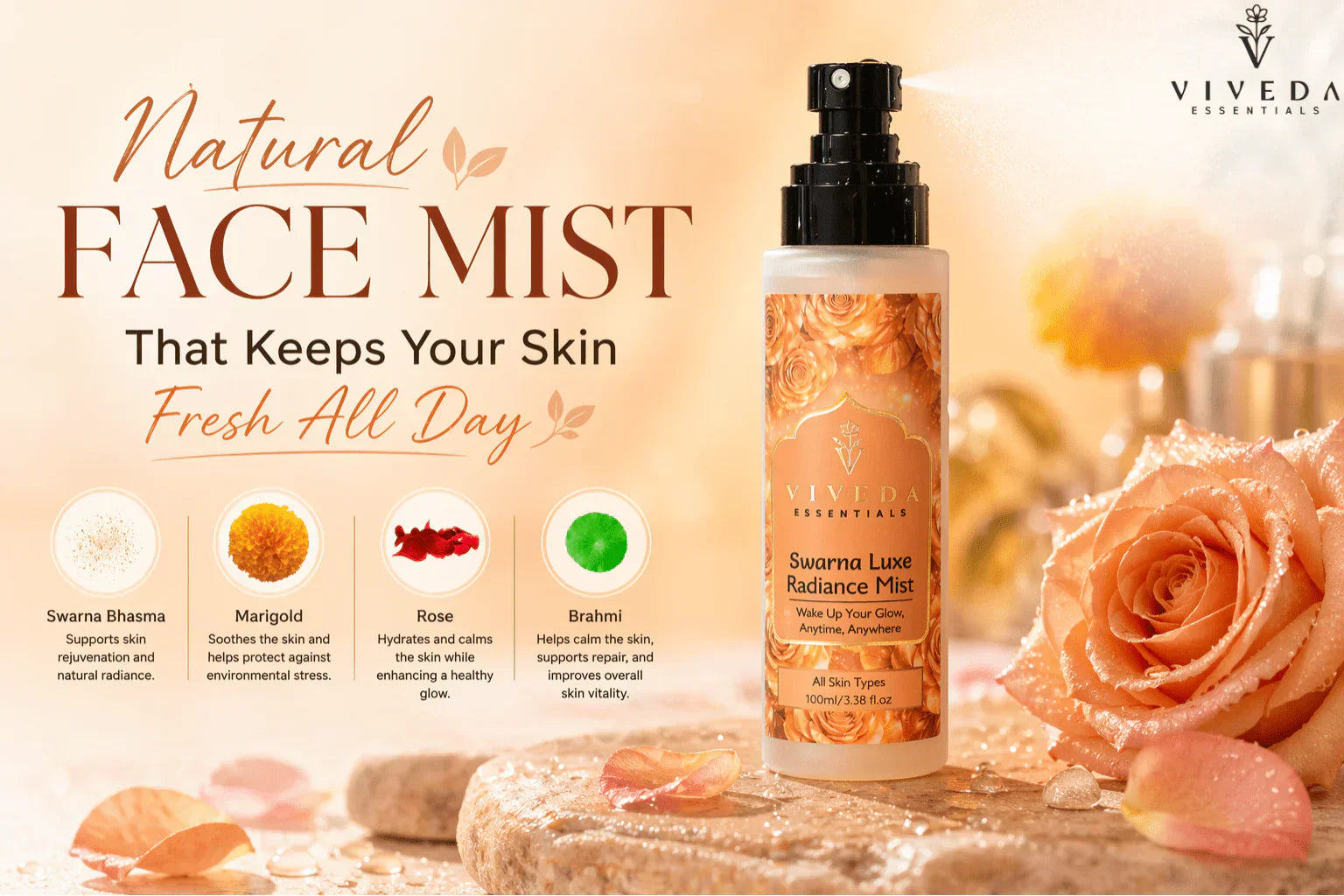 Natural Face Mist That Keeps Your Skin Fresh All Day